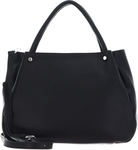 SEIDENFELT MANUFAKTUR Handtas Schoudertas Dale Handbag Black Zwart
