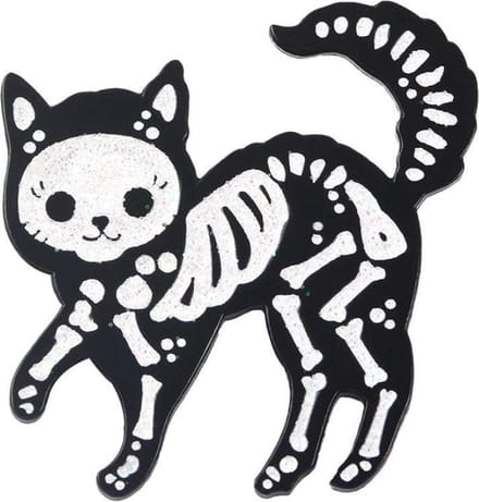 Kledingspeld - Pin - Broche - Enamel pins - Halloween kat 1 stuks