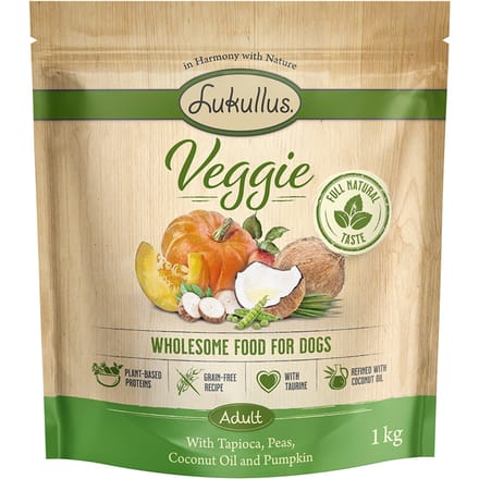 5x1kg Lukullus Veggie Graanvrij Honden Droogvoer