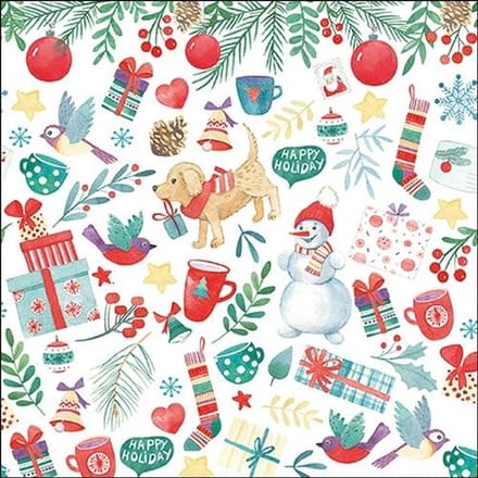 Ambiente - Lunch servetten - Winter Fun