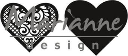 Marianne Design Craftable Mal Lace heart CR1428