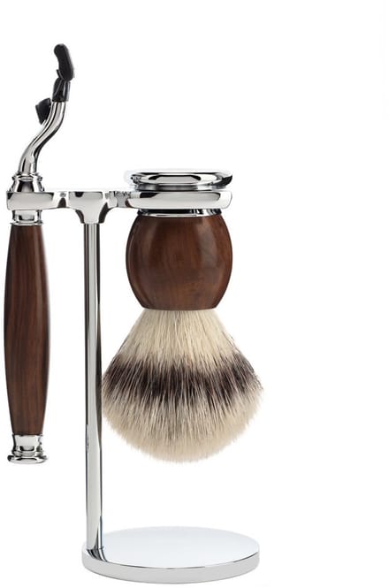 MÜHLE -Scheerset 3-delig -Sophist -Ironwood -Mach3