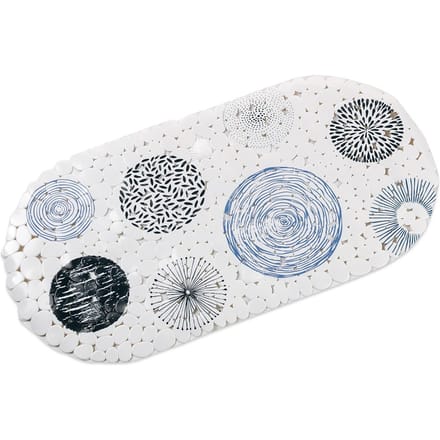 Baytex Antislip Badmat Blue Circles 69 cm x 35 cm