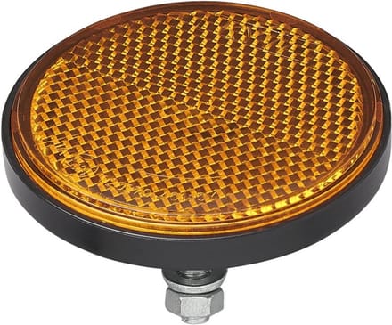 ProPlus Reflector - set 2x - oranje - boutbevestiging - 60mm - M5 bout - rond