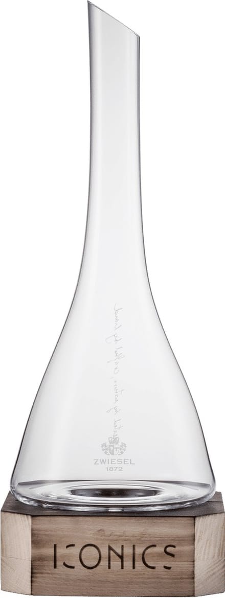 Zwiesel Glas Iconics Decanteerkaraf met houten voet - 0.75 Ltr