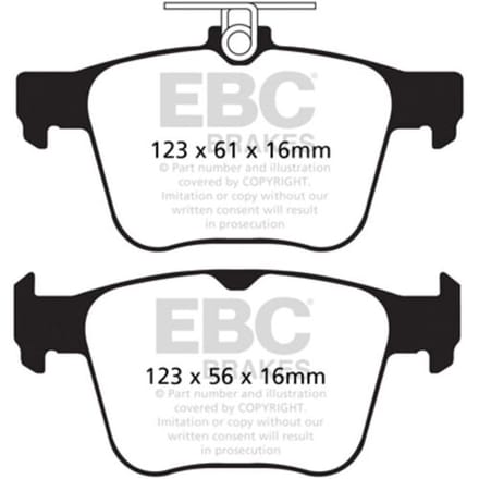High performance remblokkenset EBC BRAKES DP52173NDX