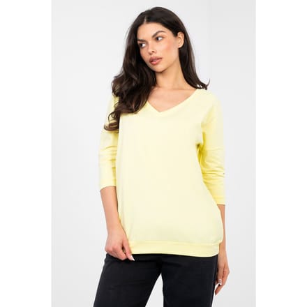 Velora V Flow Top - Geel / S/M