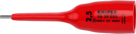 Knipex dopsleutel 3/8" hex.2.5 - 9839025