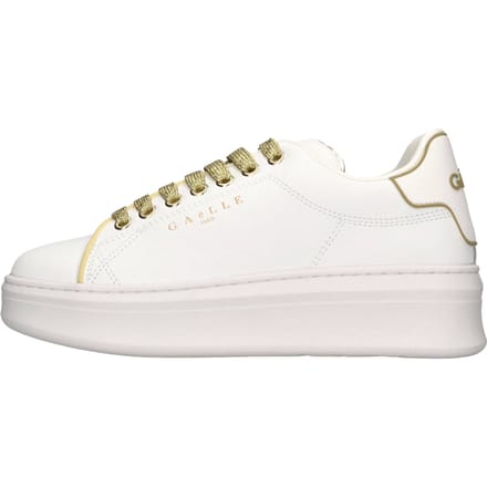 Gaelle Paris Bianco Polyurethaan Dames Sneakers