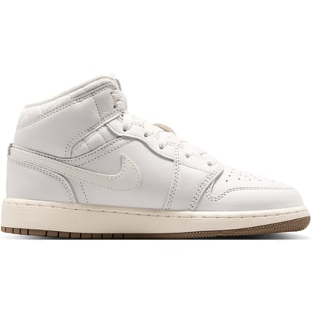 Jordan Aj1 Mid Kindersneakers - Zwart - Maat 40 - Mesh/Synthetisch