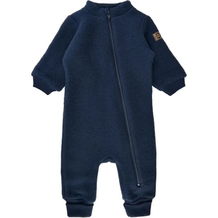 Geribde baby romper van wol Mikk-Line