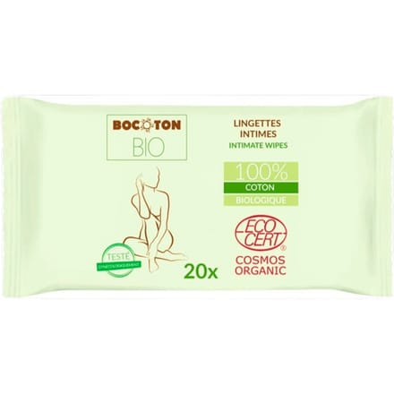 Bocoton Organic Intimate Wet Wipes 20 st