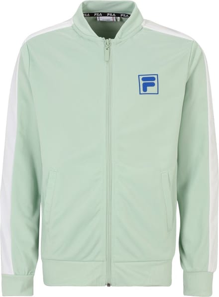 Fila Teens trainingsjack voor jongens Billerbeck Track Jacket Silt Green-Bright White