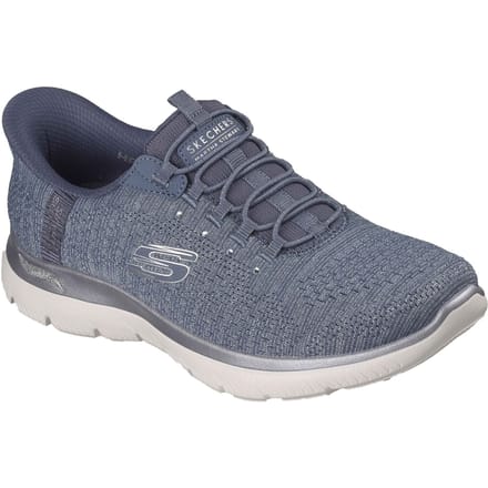 Skechers Arch Fit Summits - Soft Shimmer Textiel Dames Slate Sneakers
