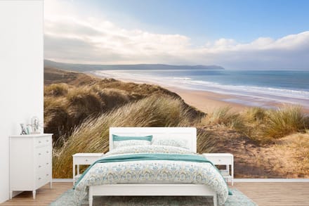 Behang - Fotobehang Duin - Strand - Water - Breedte 525 cm x hoogte 350 cm
