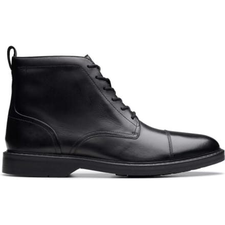 Clarks Aldwin Cap - heren laars - Zwart - maat 41 (EU) 7 (UK)