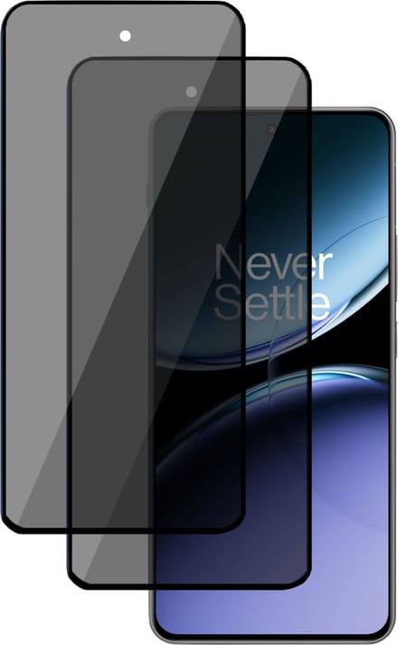 2x Privé Screenprotector geschikt voor OnePlus Nord 4 Screenprotector - Privacy Beschermglas - Privacy Proteqt+
