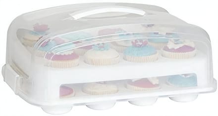 Patisse Cupcake Bewaardoos 39 X 13 Cm Transparant