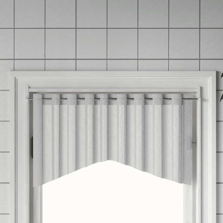 vidaXL - Gordijnrails - 2 - st - 90-135 - cm - aluminium - wit - en - zilverkleurig