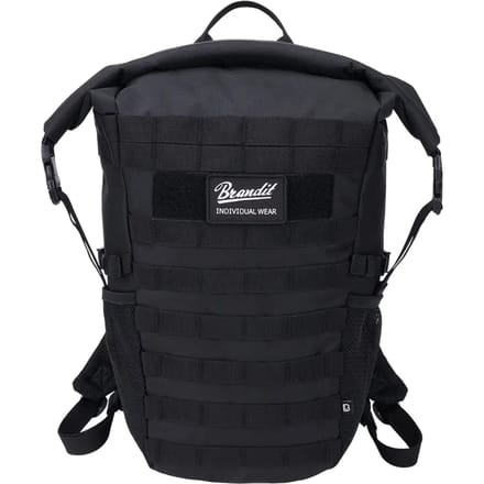 Brandit US Cooper Rolltop rugzak Rugtas zwart - Polyester - Basics, Festival