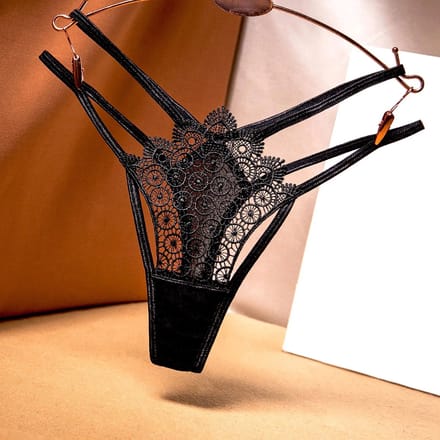 String-Dames-Sexy-Zwart-Erotisch-Kant-Opwindend-Doorschijnend-Goedkoop