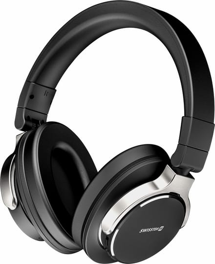 Swissten Jumbo - Draadloze Bluetooth Over-ear koptelefoon - Zwart