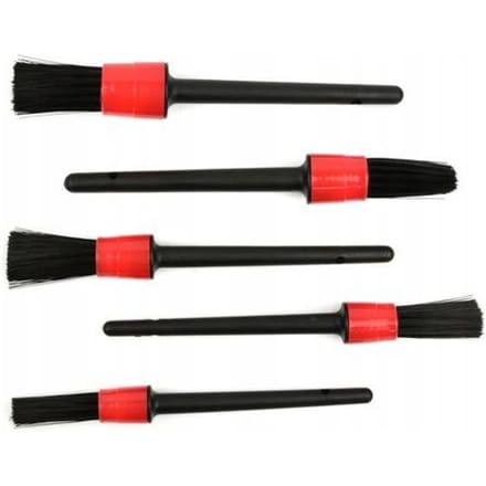 Set van 5 Detailing Borstels voor Auto Reiniging - Zacht Synthetisch Haar