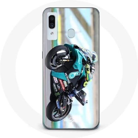 Coque pour Samsung Galaxy A20 Valentino Rossi pilote de moto