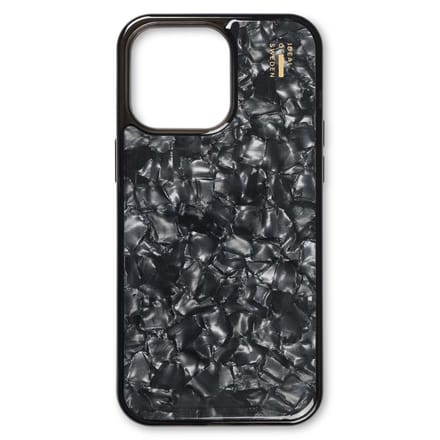 iDeal of Sweden Pearlized Case geschikt voor Apple iPhone 15 Pro Max - Zwart