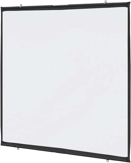 Projectiescherm Wandhangend - Beamer Scherm - Presentaties Geven - Mat Diffuus Oppervlak - 72 inch - Wit