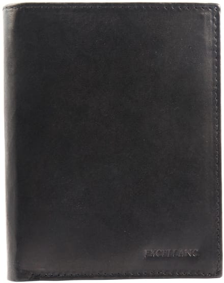 Excellanc heren portemonnee leer Billfold Zwart