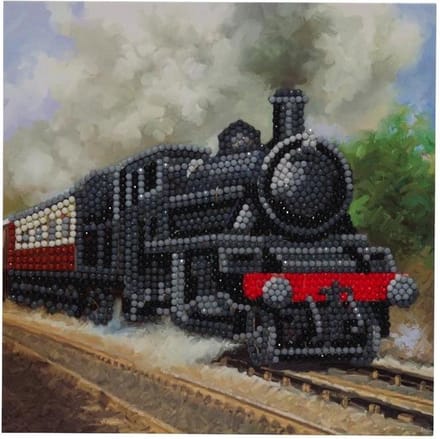 Diamond Painting kaart DIY Locomotief CCK-A43