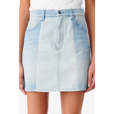 IRO Paris Atila Patchwork Denim Maat: 38 | Spijkerrokken Outlet | Dames | Blauw