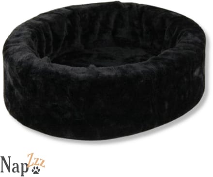 NapZZZ Orthopedische Bontmand Zwart No 2 56*50*15 cm