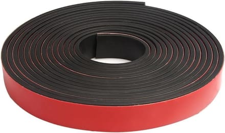 JGS Premium - Rubberen strips rol zelfklevend profiel mat afdichtingen 1 meter
