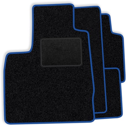 Set veloursmatten geschikt voor Suzuki Ignis 2003-2011 - blauwe afwerking