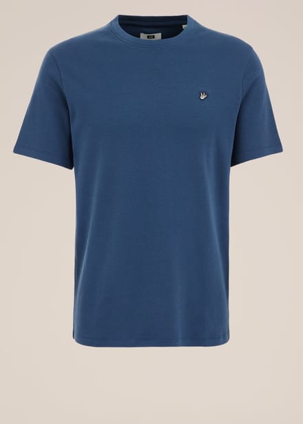 WE Fashion Heren Regular fit T-shirt met embroidery