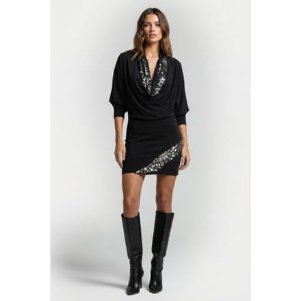 Isabel Marant Lazeli Dress Black Größe: 36 | Minikleider Outlet | Damen | Schwarz