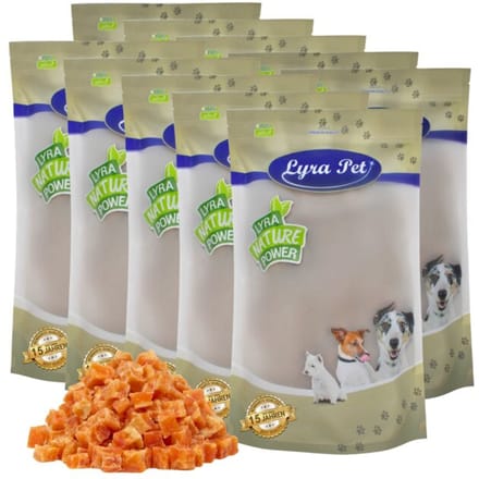 10 kg Lyra Pet® kippenblokjes met vis