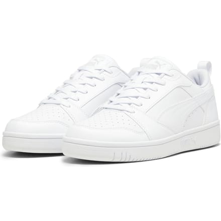 PUMA Rebound v6 Low Unisex Sneakers - PUMA White-Cool Light Gray
