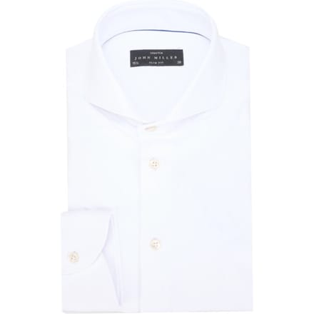 John Miller Overhemd Hyperstretch Wit - Maat 39 - Heren - Overhemden Casual