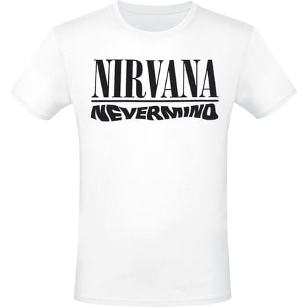 Nirvana T-shirt - Nevermind - XL tot 3XL - voor Mannen - wit