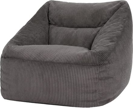 icon - Natalia XL Zitzak Fauteuil - Ribfluweel - Houtskool