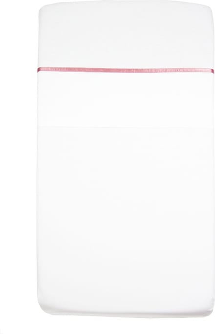 Briljant Baby Ledikant Laken 100x150 - Met bies - Grey Pink