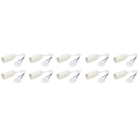 Sygonix SY-4995234 Lampfitting E14 Set van 10 stuks 230 V 500 W Met klemaansluiting