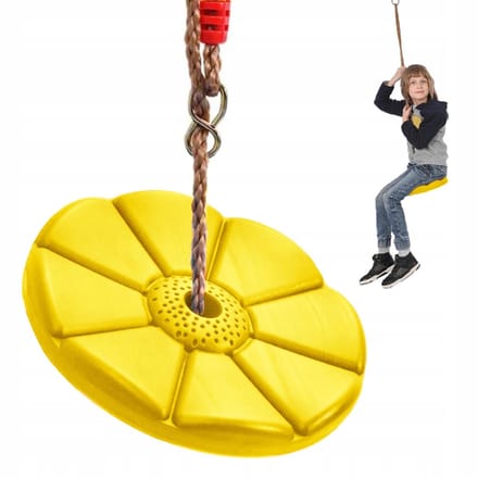 ForDig Schommel Rond - Schommelzitje - Swing - Peuter Schommel - Buiten - Geel