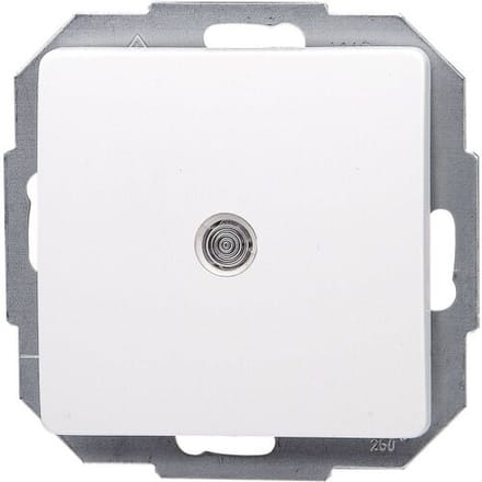 Kopp Paris Wisselschakelaar - Inclusief Indicatielampje - 1 Voudig - 230 Volt - Arctic Wit