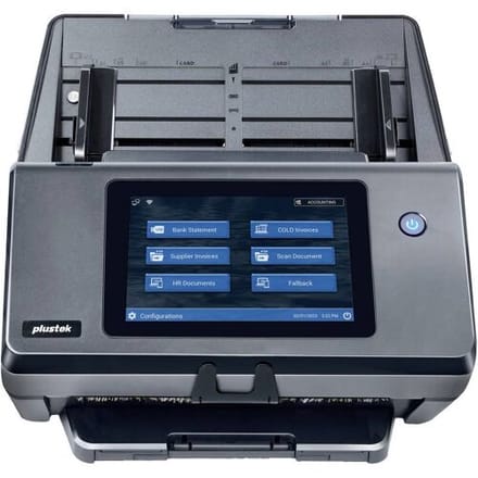 Plustek eScan A450Pro Documentscanner A4 600 x 600 dpi 60 pag./min. USB-A 2.0, USB-A 2.0, USB-A host, RJ45