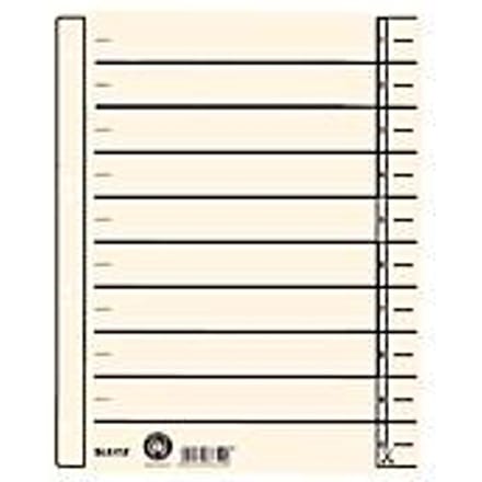 LEITZ® Scheidingsblad 1657, A4, met belijning, 100 stuks
