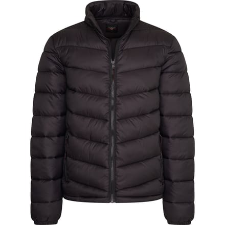 Cappuccino Italia - Heren Jas Puffer Jacket - Zwart - Maat XL